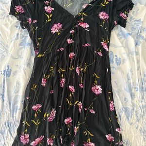 Wild Fable Black Floral Dress